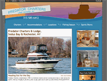 Tablet Screenshot of predator-charters.com